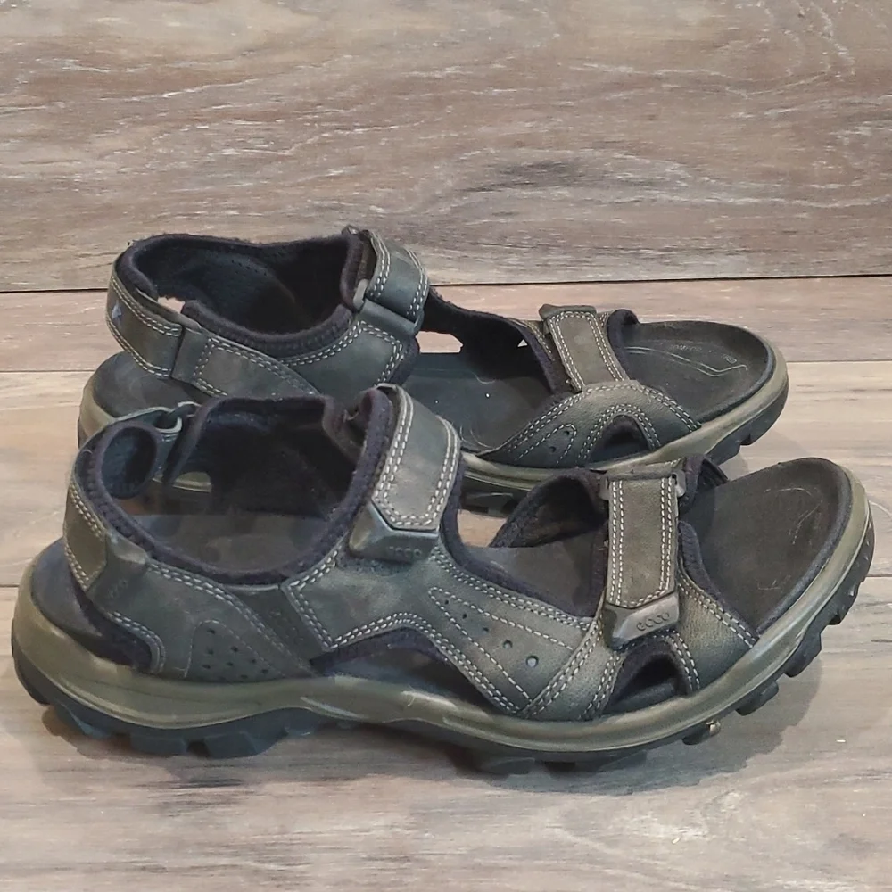Ecco Mens Yucatan Hiking Outdoor Sandals shoes sz EUR 47 US 13-13.5